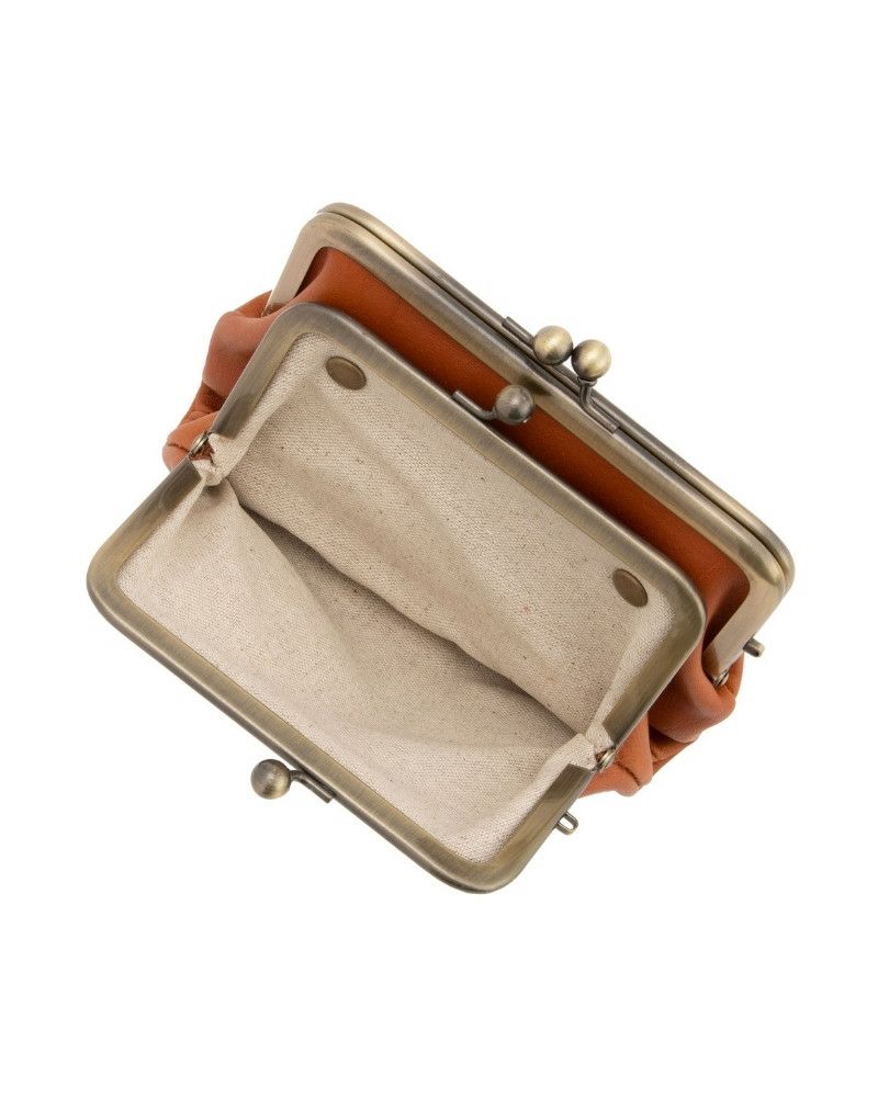 がま口の色：キャメル