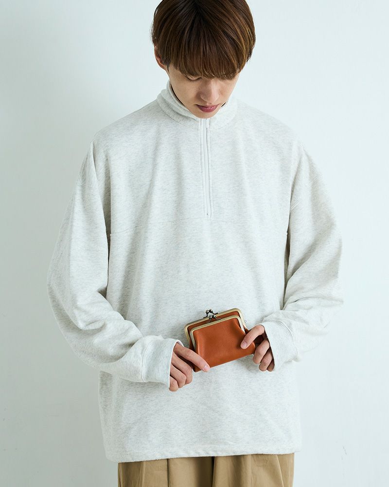 ユニセックスで使える、本革がま口財布