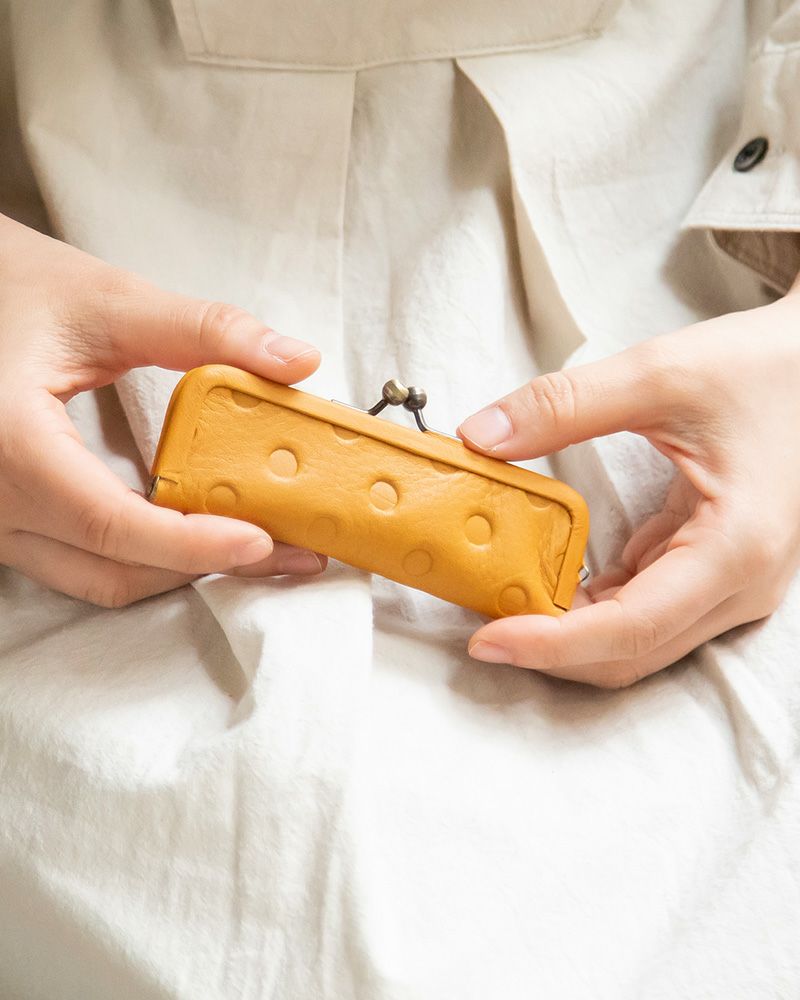 たいせつ¨に想う 「まるまるドット がま口 印鑑ケース」 | Kanmi たいせつ¨に想う 「まるまるドット がま口 印鑑ケース」 | Kanmi