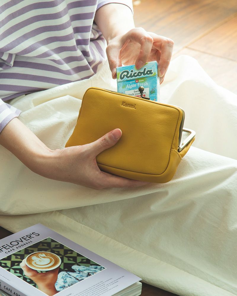 がま口の色：キャラメル