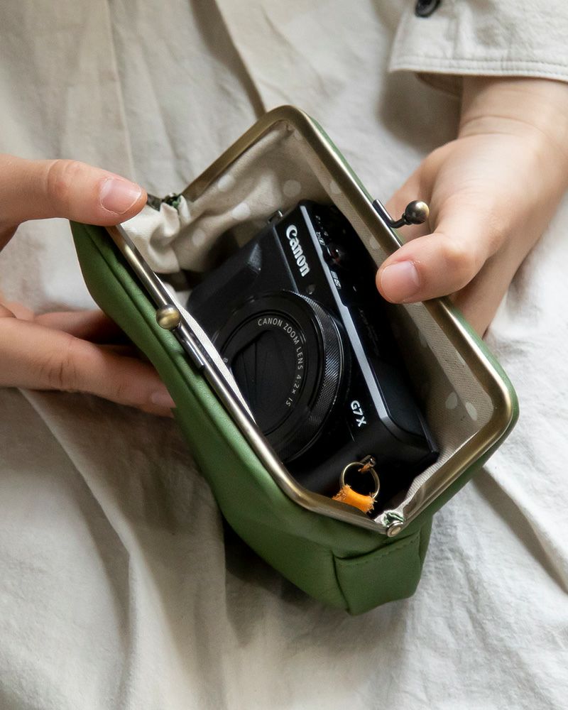 がま口の色：リーフグリーン