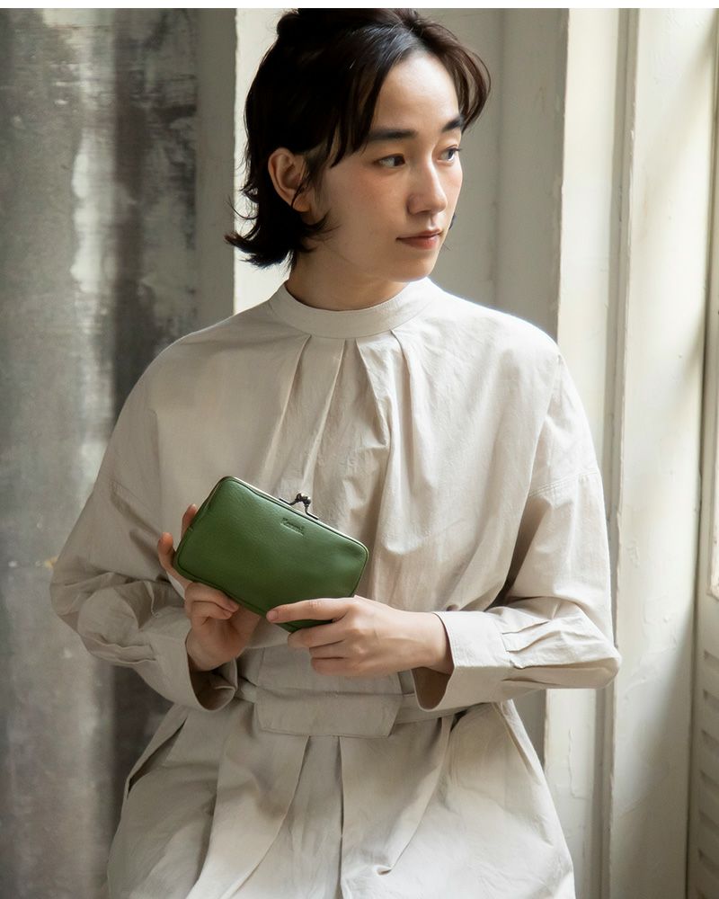 がま口の色：リーフグリーン