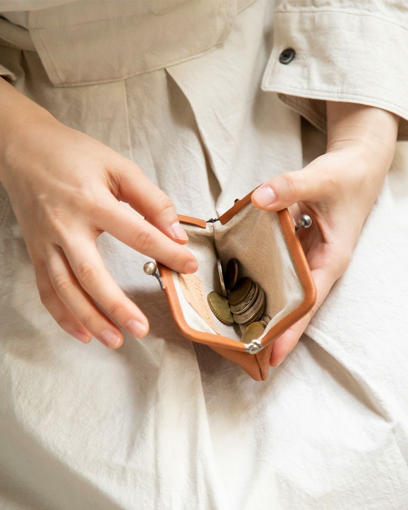 がま口の色：キャラメル