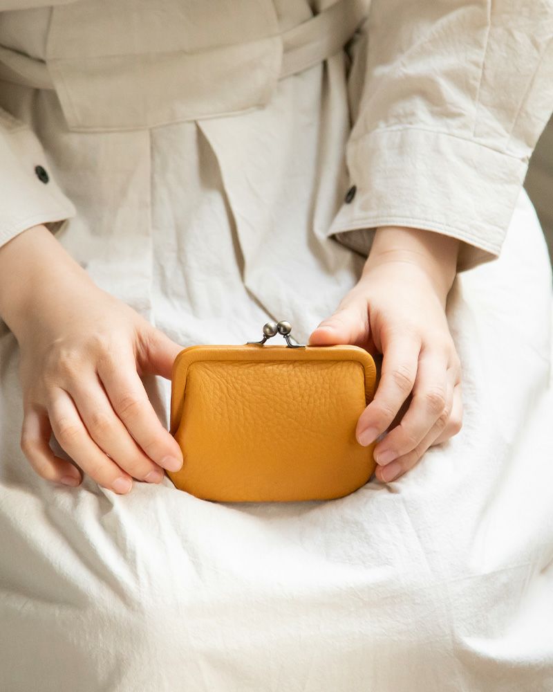 がま口の色：マスタード