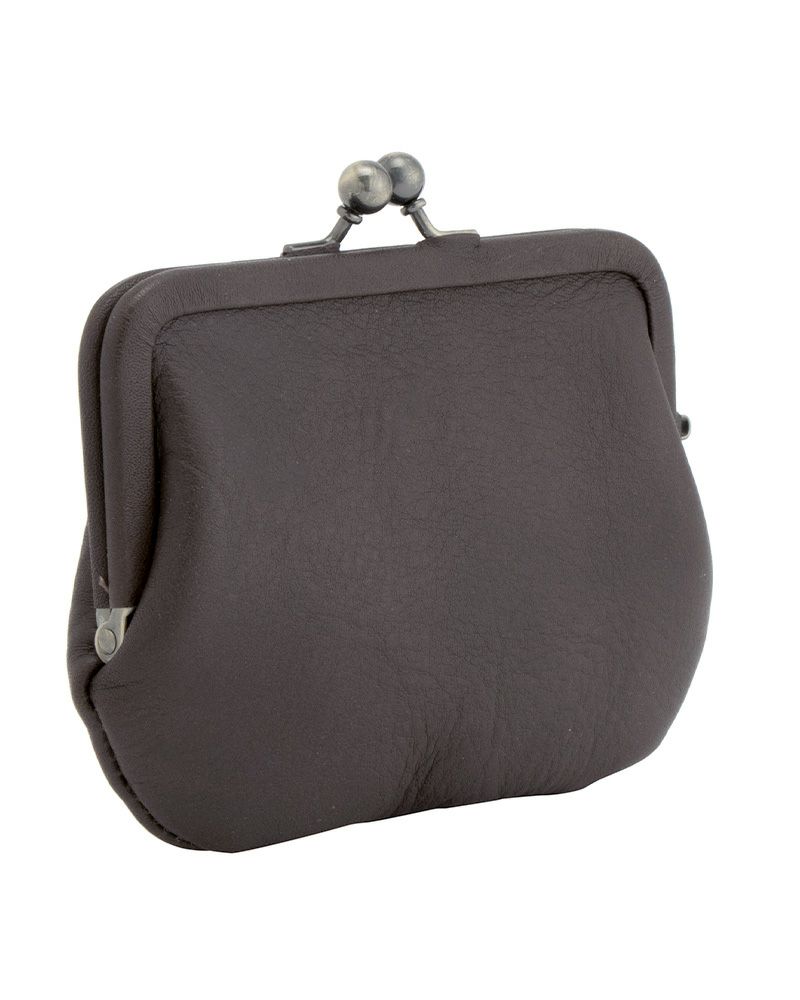 がま口の色：ダークブラウン