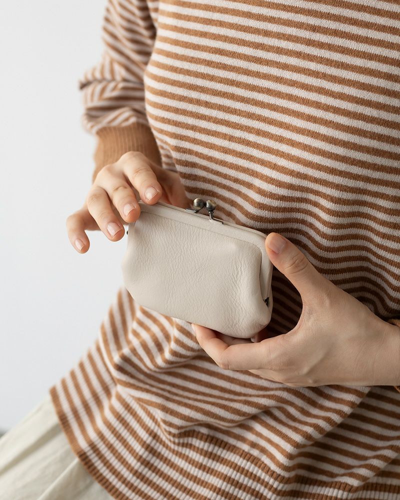 がま口の色：クリーム