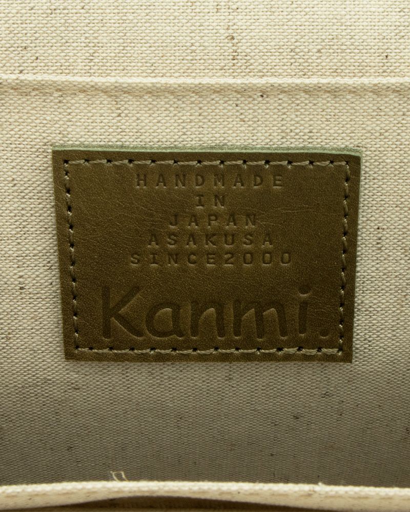 がま口ポシェットの色：グリーン