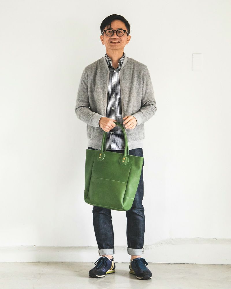 トートバッグの色：グリーン ※無くなり次第終了