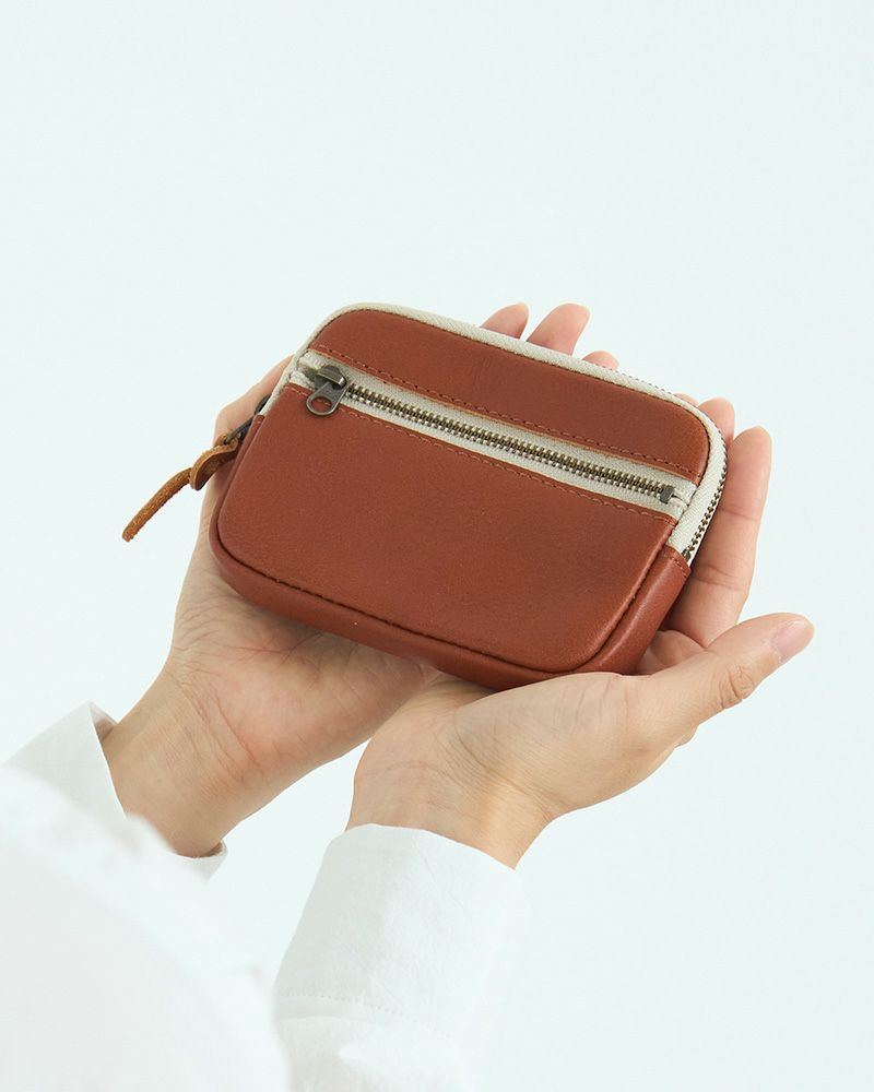 「All story ミニウォレット」ダークブラウン