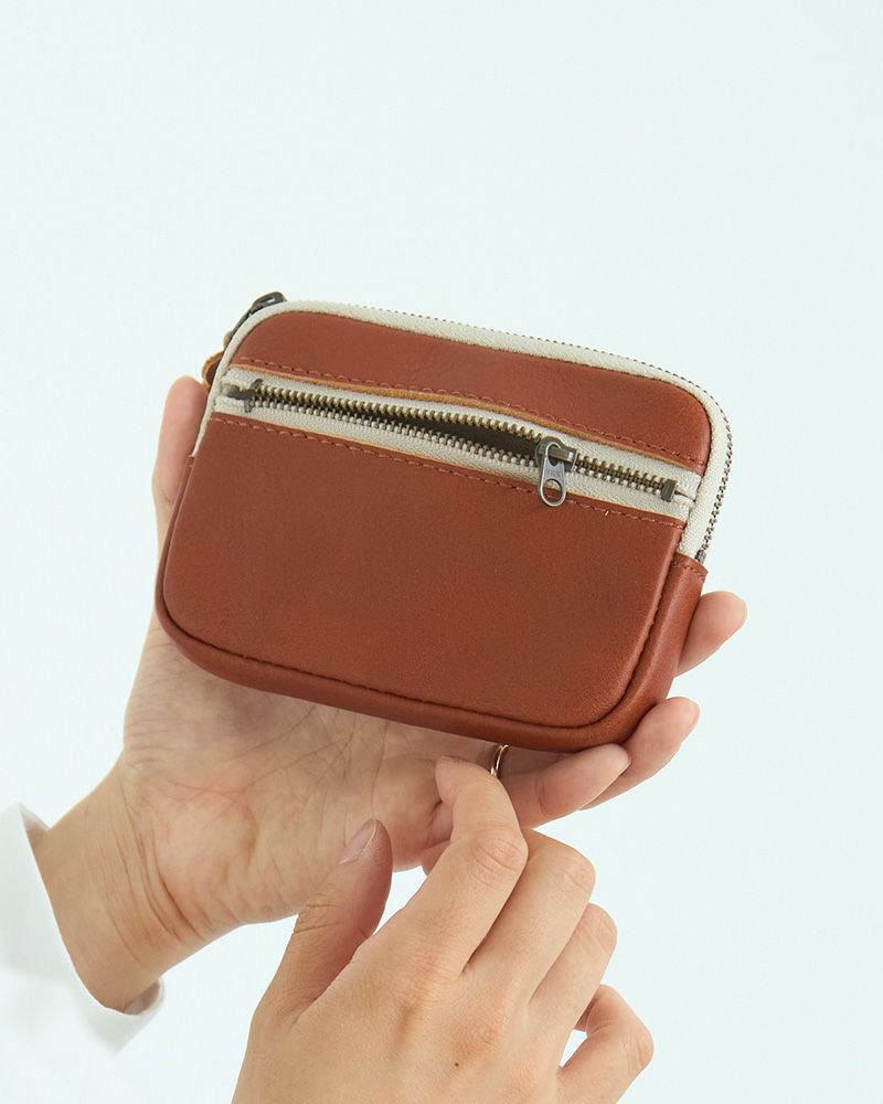 「All story ミニウォレット」ダークブラウン
