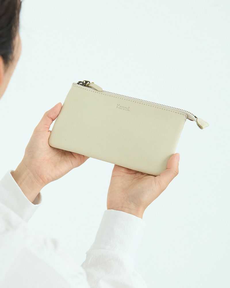 小物 mois Nemo | Rose/ライトゴールド エンボス加工レザー・スモールレザー