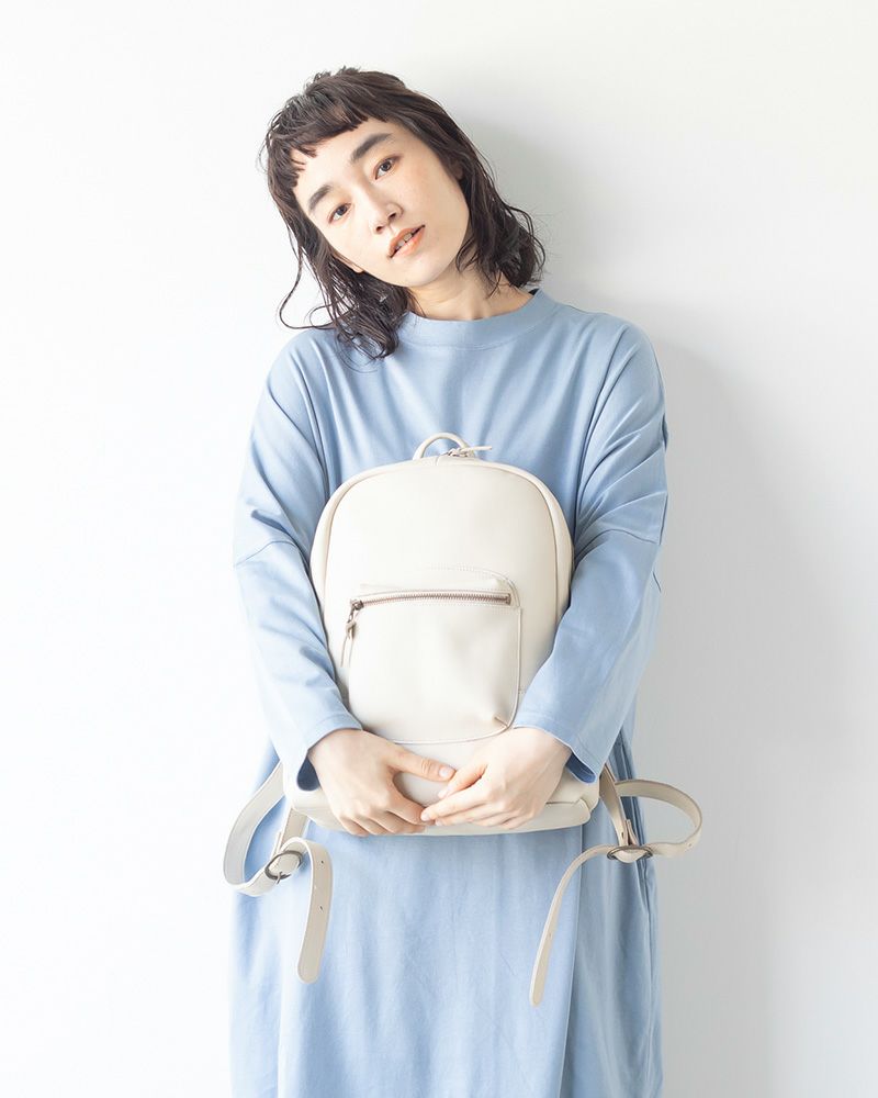 リュックの色：バニラ