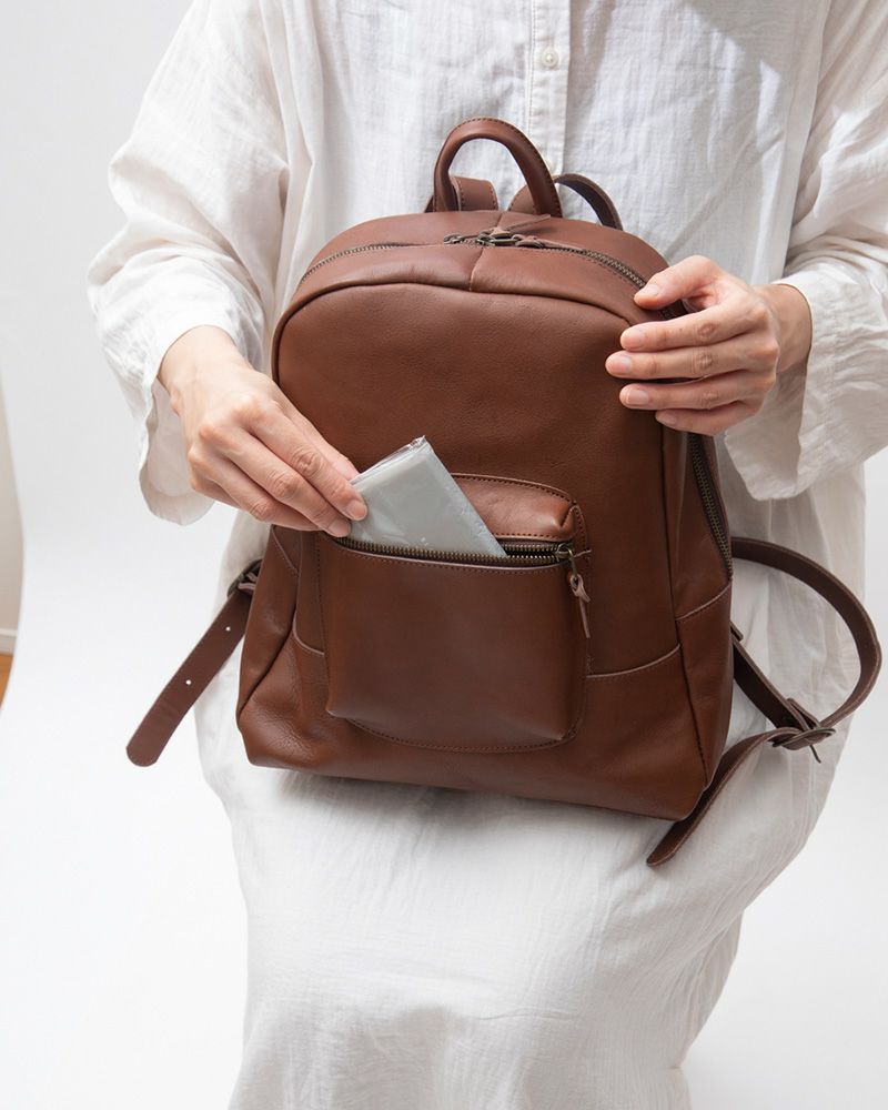 リュックの色：ダークブラウン（終売）