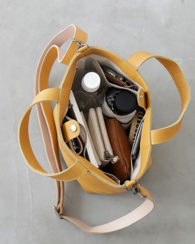 itsu mono 2WAYバッグ：マスタード