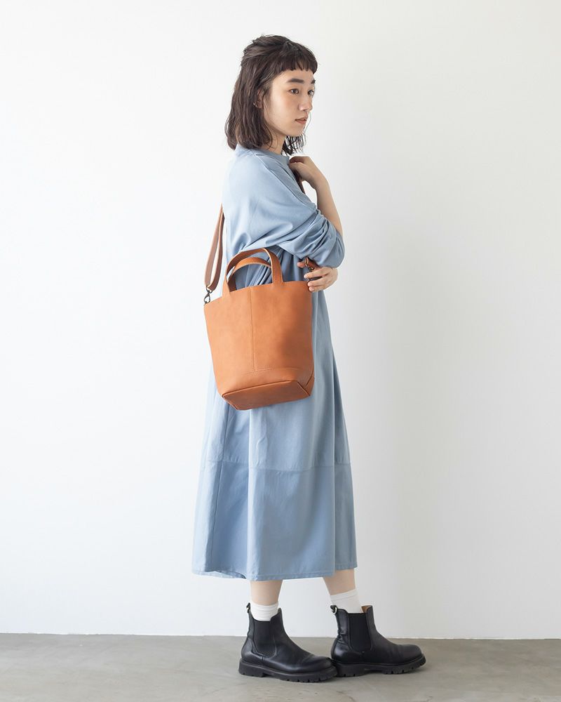 itsu mono 2WAYバッグ：キャラメル