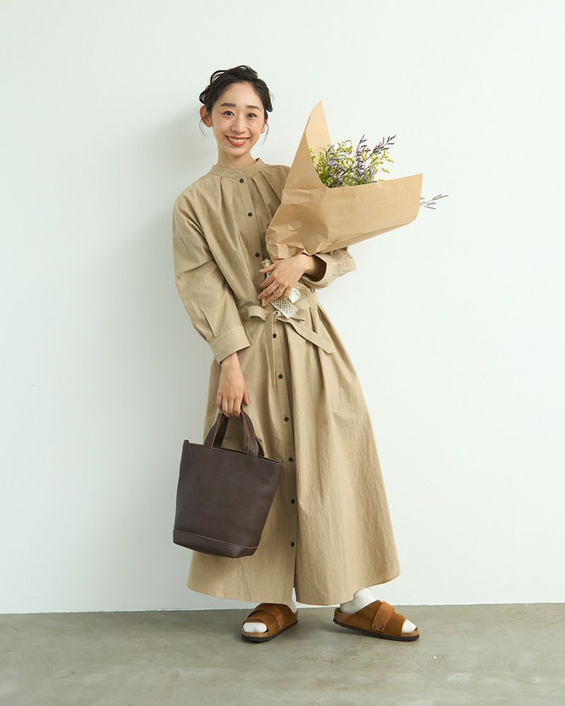 itsu mono 2WAYバッグ：ダークブラウン