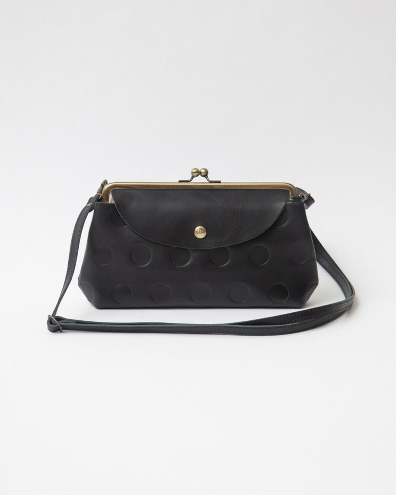 がま口長財布の色：ブラック