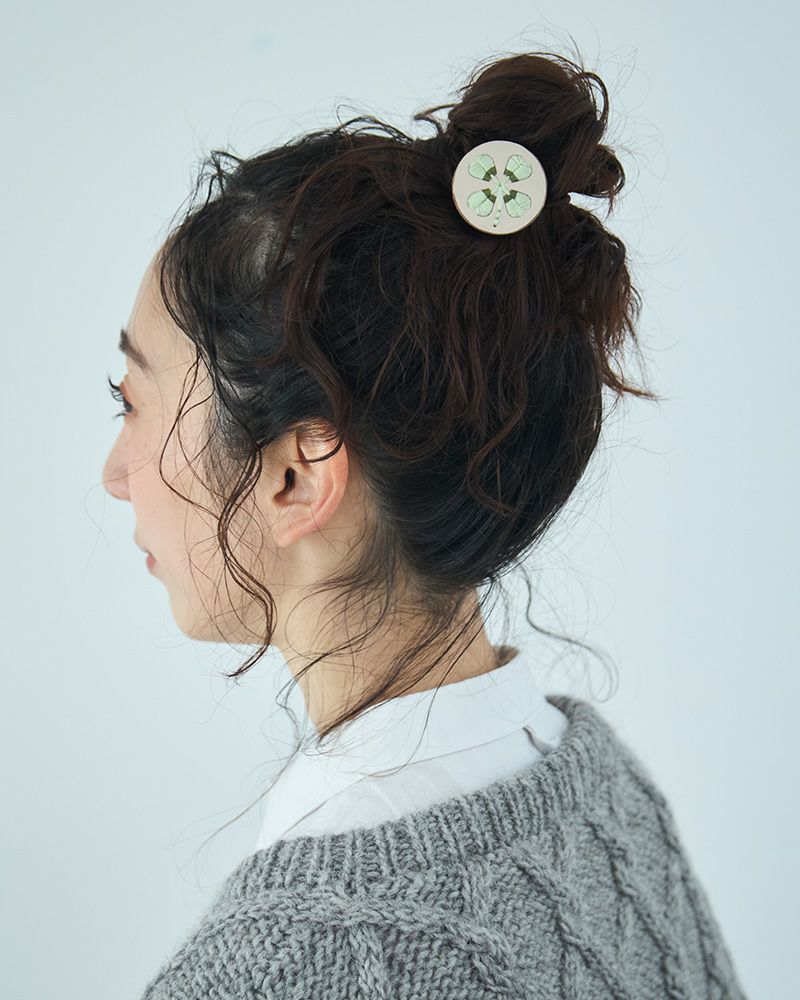 「sa i te ヘアゴム」クローバーバニラ