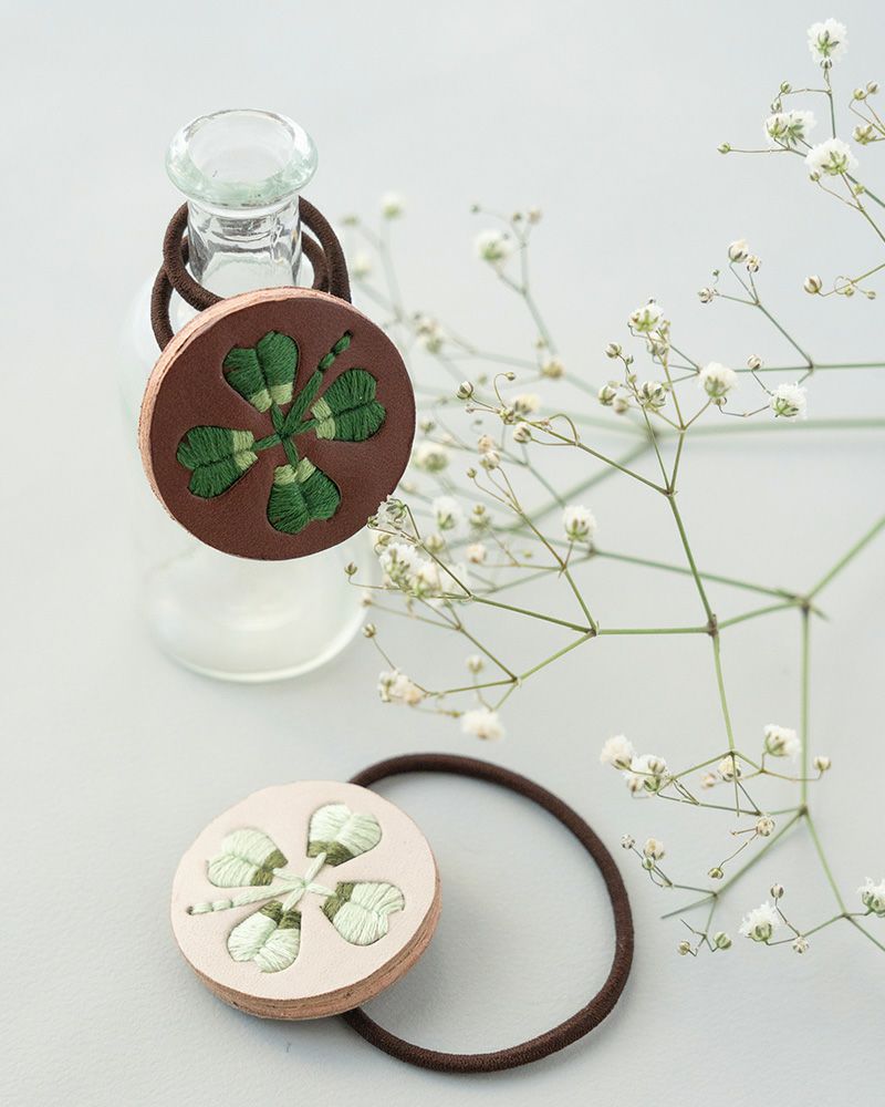 「sa i te ヘアゴム」新色　クローバー