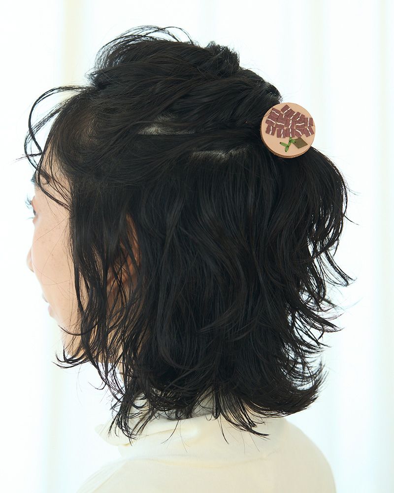 「sa i te ヘアゴム」アジサイスミレ