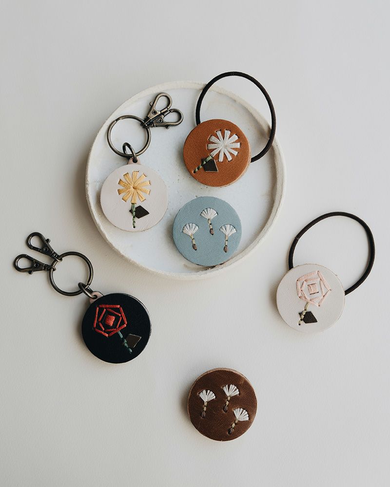 「sa i te ブローチ」