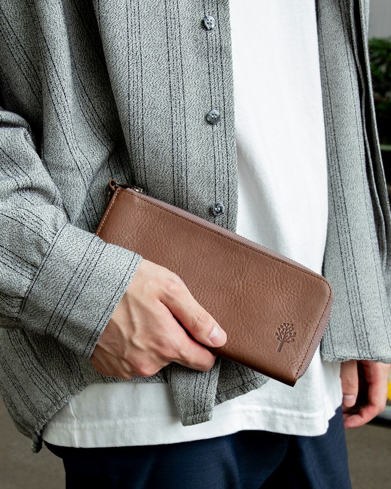 薄い軽い、たくさん入る「ドロップツリー L型ロングウォレット