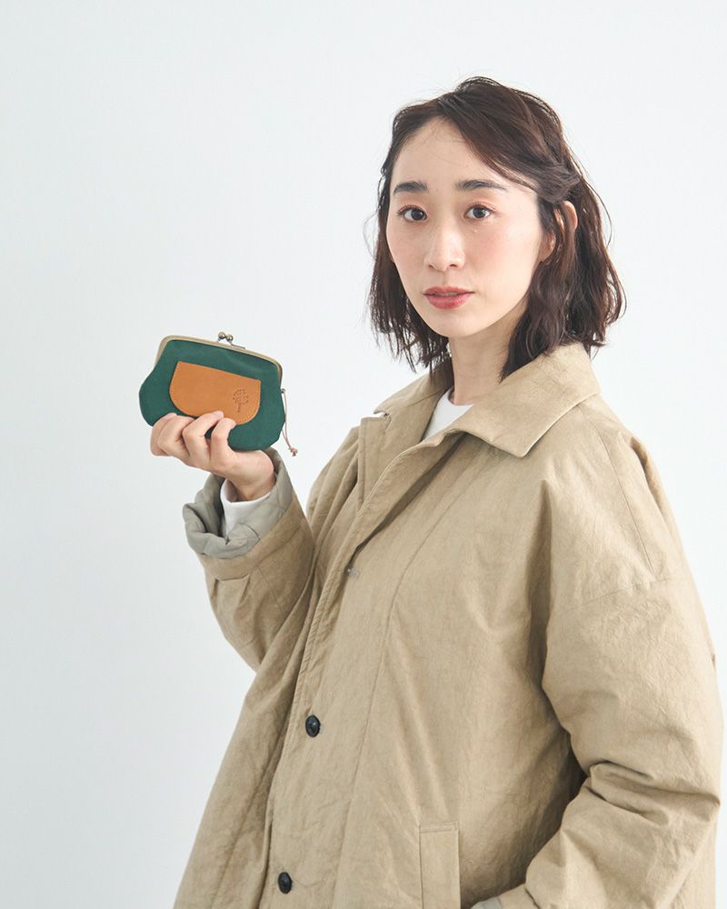 使うほど味が出る「ドロップツリー ポケット親子がま口