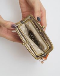 tambourinの生地使用❁︎親子がま口 4寸親子がま口財布(4) 小紋工房 和柄 和風 ガマ口 日本製 国産