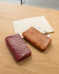 がま口好きさんのコンパクト長財布「キャンディ あおりロング