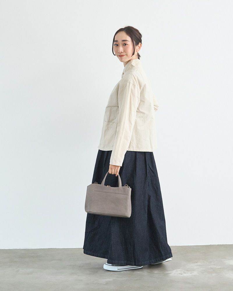 シーンに合わせて使い分ける2WAY「ミルフィーユ がま口 2WAY  