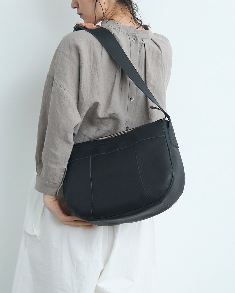 「All story pote ショルダーバッグ」クロ