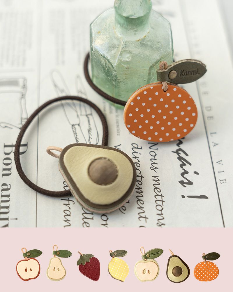 「森の果実 ヘアゴム」 全７種