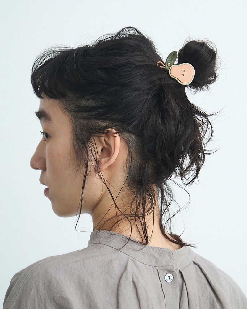 「森の果実 ヘアゴム」 洋ナシ