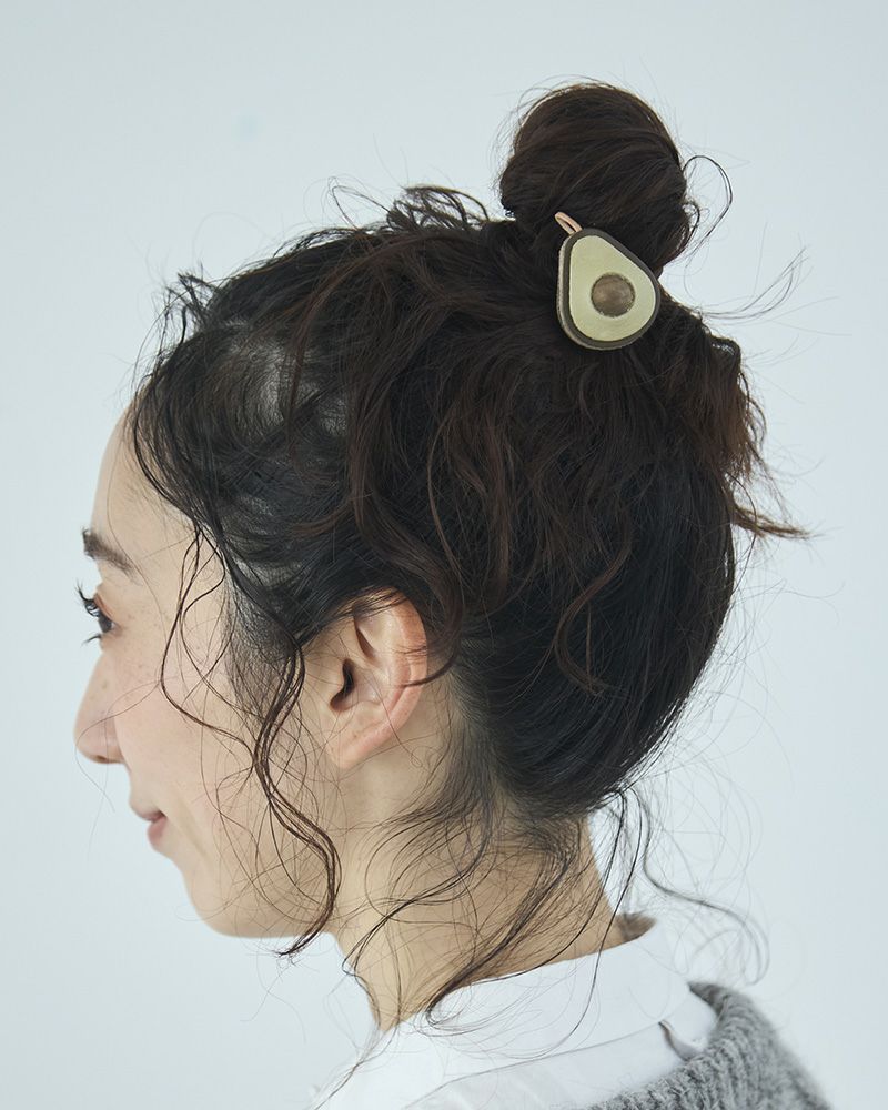 「森の果実 ヘアゴム」 アボカド
