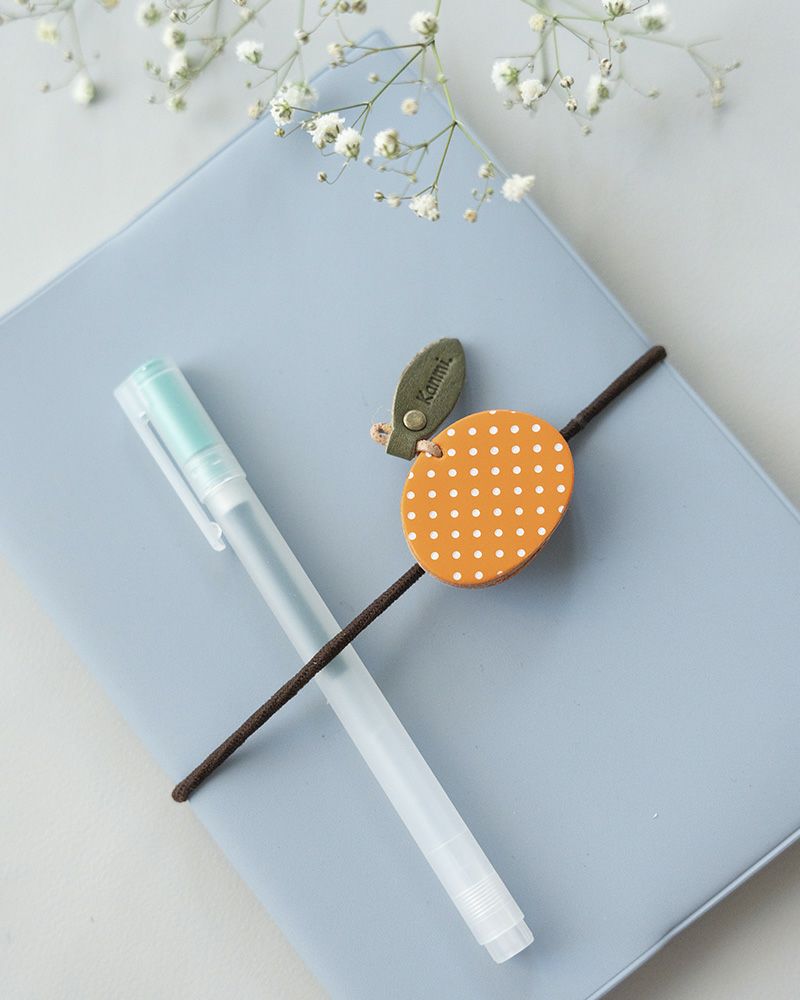 「森の果実 ヘアゴム」 みかん