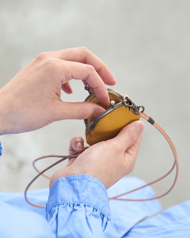 がま口の色：キャラメル