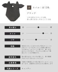 革サンプルA : ナバル　ブラック