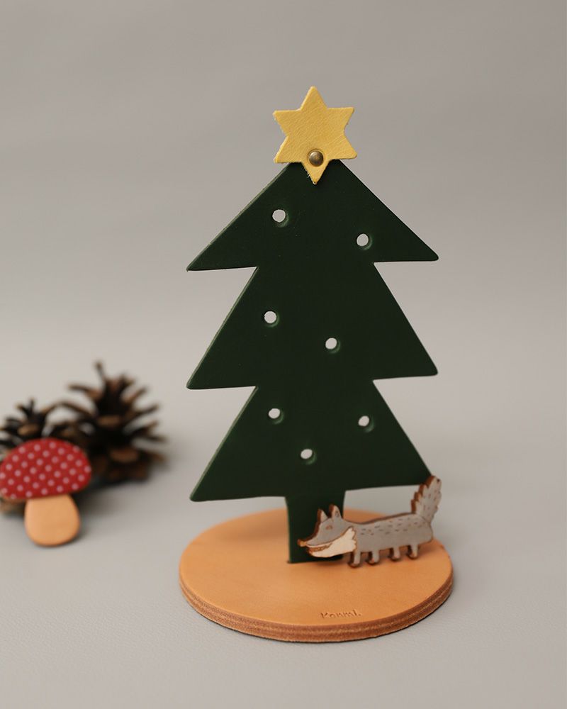 レザースタンド クリスマスツリー：Lサイズ