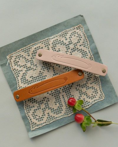 ニンジン柄のアクセサリー！？「mi chi bata にんじん ヘアクリップ