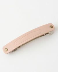 mi chi bata ながーいうさぎ バレッタ　ベビーピンク