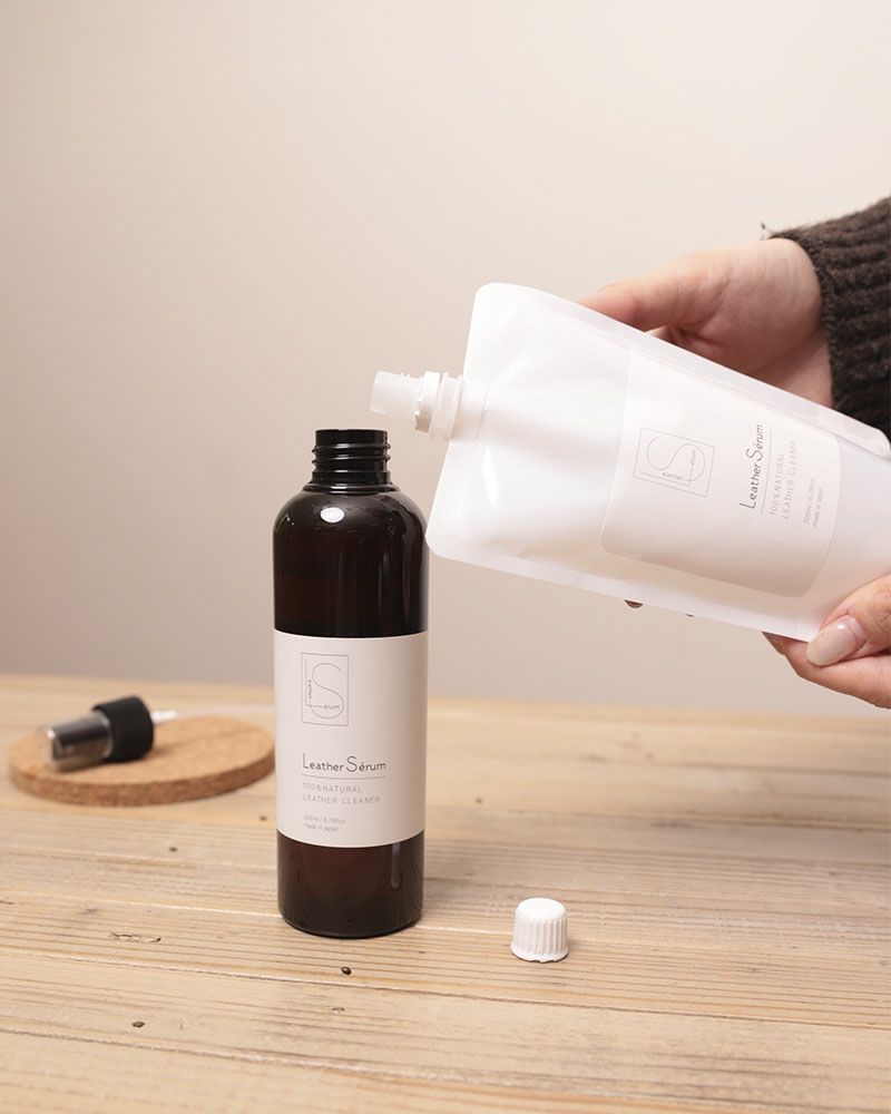 レザーセラム　リフィル（100％NATURAL　LEATHER CLEANER）