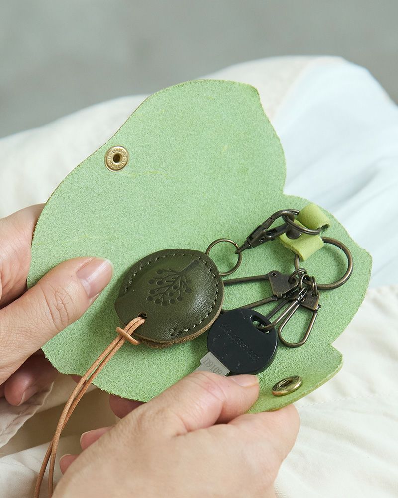 アニマル キーケース トリ ピスタチオ	