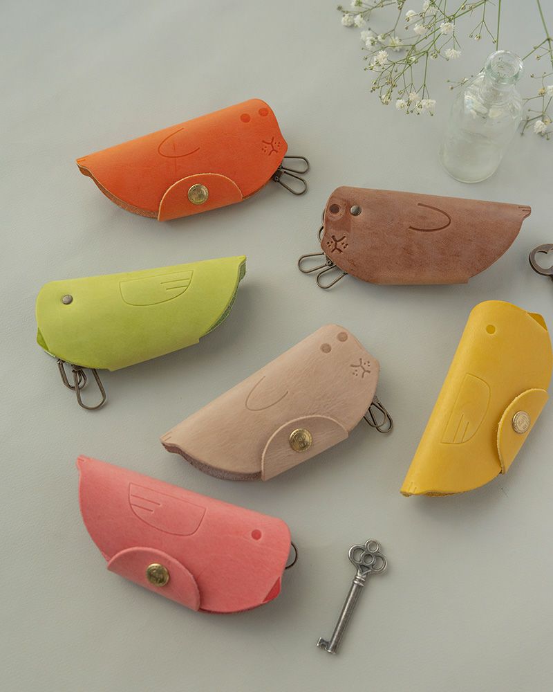 アニマル キーケース全6色