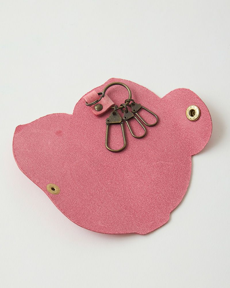 アニマル キーケース：ナスカンが3つ付いています