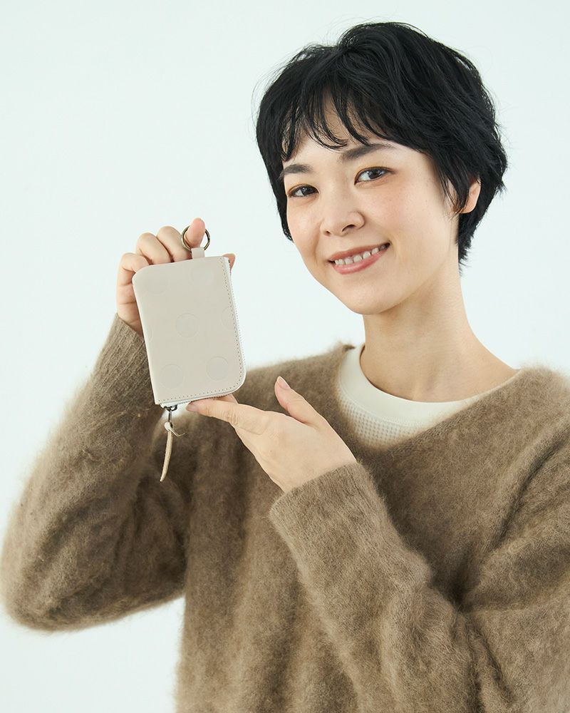 キャンディ Ｌ型カードパスケース バニラ	