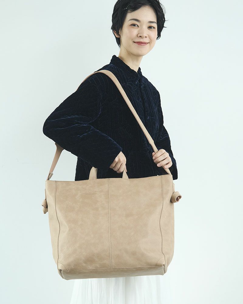 fuwari トートショルダーバッグ (L)