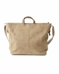 fuwari トートショルダーバッグ (L) グレージュ