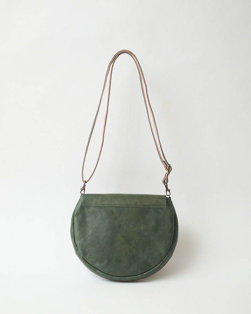 「fuwari ポシェット」グリーンブルー