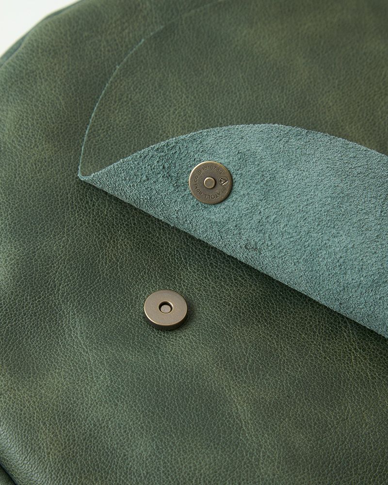 「fuwari ポシェット」グリーンブルー