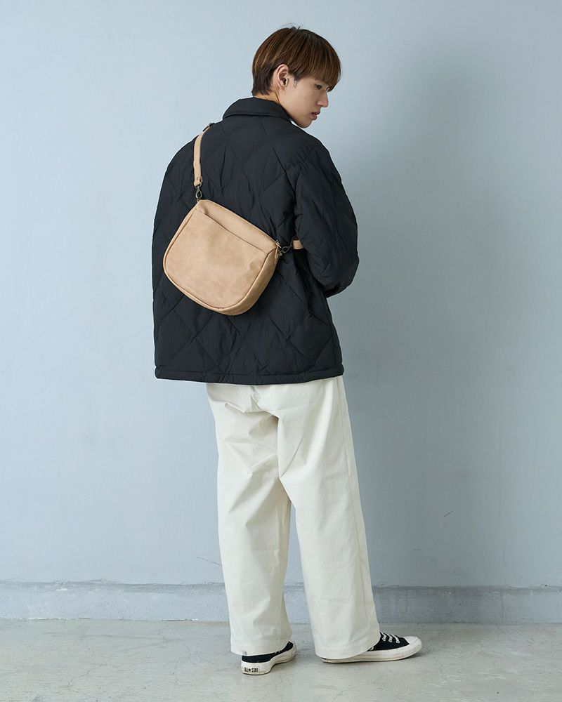 「fuwari ショルダーバッグ」グレージュ